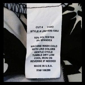 Trixxi Dresses - Trixxi Black Cream Floral Stripes Dress Size 18 Trixxi Dresses - Trixxi Black Cream Floral Stripes Dress Size 18